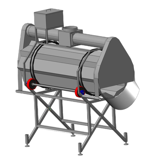 Дражировочный Барабан Торнадо ДБ-600 барабан для дражировки продуктов